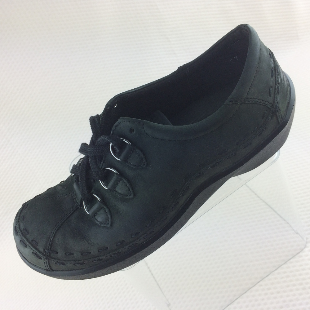 Ziera Allsorts Black Comfort Work Oxford *WIDE*